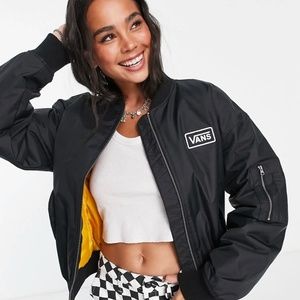 Vans Hooded Bomber Jacket (size L)